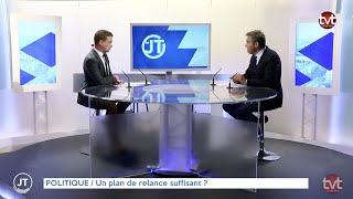 TV Tours - Invité du JT // Plan de relance de l'économie. 09.09.2020