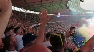 FROM THE STAND: English National Anthem at the Euro 2024 Final