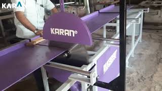 Double Trolley Table Saw w/ Guard | Karan Industries