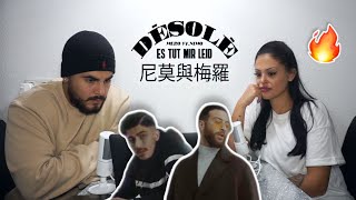 Wir wurden NICHT enttäuscht! 👌🏼 | MERO feat. NIMO - DÉSOLÉ REACTION | Crystal Mert & Billie Jean