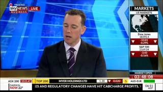 FIIG Securities' Mark Bayley Guest Hosts Sky 29/08/16