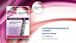 Les Plaisirs from Suite in A minor | Practise Track (Piano Accompaniment)