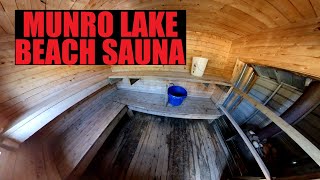 Munro Lake Beach Saunas