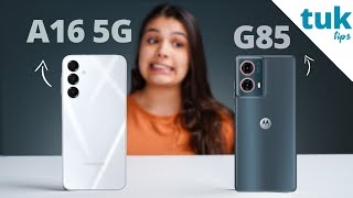 Moto G85 vs Galaxy A16 5G Qual é o melhor para COMPRAR em 2025? comparativo