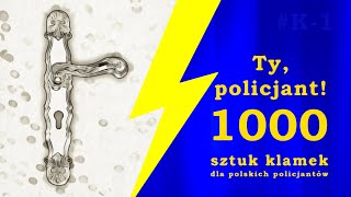 Ty policjant! 1000 sztuk klamek dla polskich policjantów!