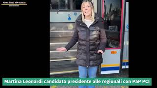 Martina Leonardi candidata presidente alle regionali con PaP PCI.