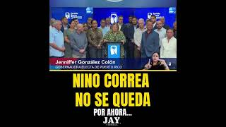 Nino Correa no se queda... por ahora.