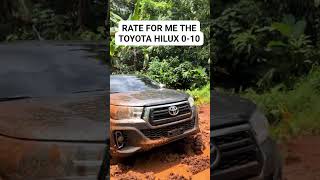 Can you rate toyota hilux from 1-10