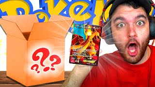 A SUBSCRIBER SENT ME THE BEST MYSTERY BOX EVER!!! (RARE POKEMON CARDS)