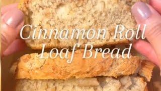 Cinnamon roll loaf bread | Torta de canela