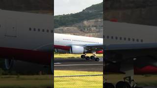 Maleth-Aero A330-200 Landing in Antigua from Manchester #planespotting #antigua