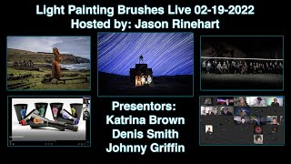 Light Painting Brushes Live Stream 02-19-2022