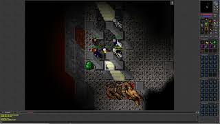 Tibia 7.26 (Secura. Level 64 Elite Knight hunts Behemoths with friends, Nice Loot)