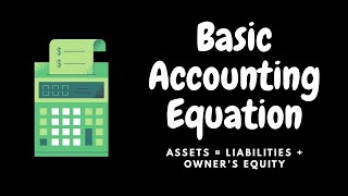 Basic Accounting Equation || Accounting Basics || Accounting course|| Accounting learning ||