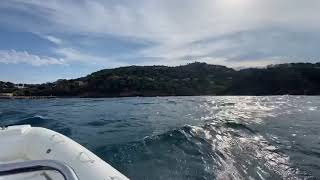 Boat cruise with a pneumatic BWA 22 GT SPORT from 2019 #cruise #lelavandou #cotedazur #sea