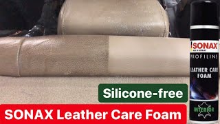 SONAX Leather Care Foam (Silicone Free )