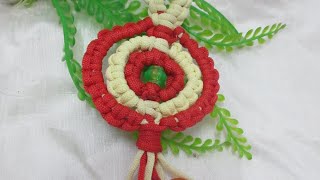 VALENTINE SPECIAL!!💕 Macrame keychain // Simple and Easy Macrame keychain Tutorial