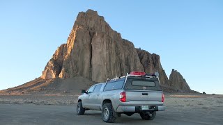 Driving Miles Out in the Navajo Desert - Shiprock New Mexico