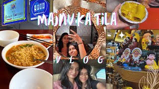 Majnu Ka Tila with @medaditea |#koreanfood #laphing  #sistersday #sisterhood #majnukatila | VLOG 2