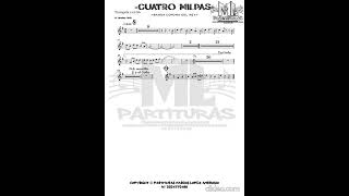 Cuatro milpas - banda corona del rey (partitura) #music #partitura #musica #partiturasonline