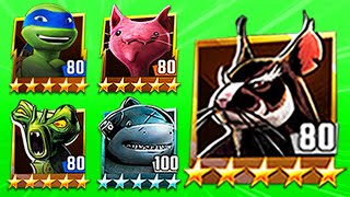 TMNT Legends Armaggon, Leo, Splinter, Snakeweed, Ice Cream Kitty