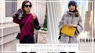 WINTER FASHION HAUL & WHAT I GOT FOR CHRISTMAS | High Street and & Designer Fashion | JASMINA PURI