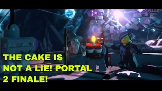 THE CAKE IS NOT A LIE! LEGO Dimensions Portal 2 Level FINALE!