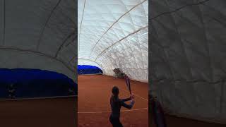 GIRL PRO vs MALE AMATEUR #tennis #shorts