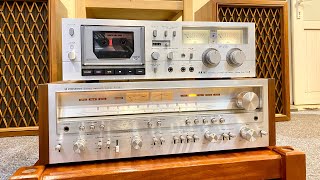 THIẾT KẾ ĐẸP, CHẤT ÂM HAY! Akai GX - 715ii Cassette Deck đẹp keng, Pioneer SX 950 nghe pre75 hết ý!