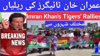 PTI Protests in different big Cities of Pakistan for Imran Khan release move at peak.