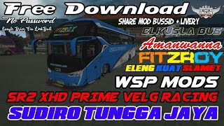 Share Mod Bussid Sr2 XHD Racing - Mod By WSP MODS