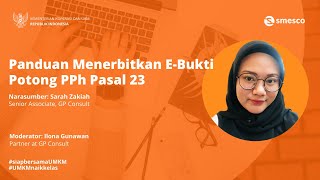 Panduan Menerbitkan E Bukti Potong Pph Pasal 23