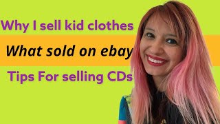 What Sold on eBay, Tips For Selling Cds, and Why I sell Kid Clothing