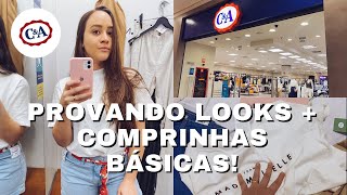 COMPRINHAS NA C&A + passeio no shopping e LOOK MINIMALISTA!