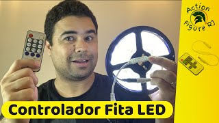 review controle remoto e luminosidade para fita de LED