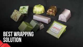 Wrap & Label any chocolate piece with any wrapping paper type