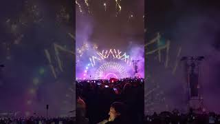 New Year Celebrations in Amsterdam with fireworks