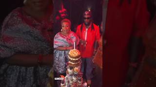 Burnaboy: Burnaboy and His Mom Out For His Sister Nissination BirthdayParty #shorts #shortsfeed