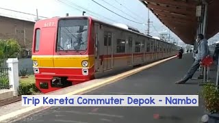 Perjalanan Kereta Commuter Line Stasiun Depok - Nambo - KRL Tokyo Metro 6000