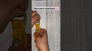 Macrame keychain  | macrame design | keychain |#diy #trending #macramedesign