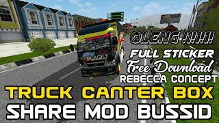 Share Mod Bussid Truck Canter Box - Versi Rebecca Concept