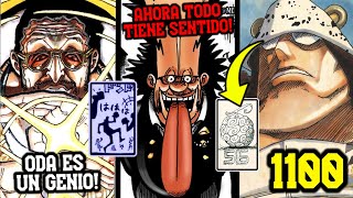 ¡ODA lo TIENE TODO HECHO! La GOMU GOMU! - KIZARU es el FUTURO! | Lo Que NO Viste Del MANGA 1100