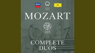 Mozart: Sonata for Piano and Violin in C, K.46d: 2. Menuet I-II