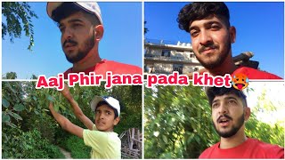 Aaj phir se khet jana pada|| The_Bakchodians #vlogs