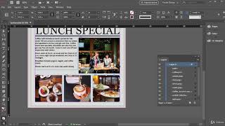 In Design | Part   14 Adding and Adjusting Layers in InDesign