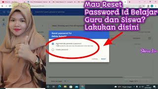 Cara Mudah RESET Password Akun id Belajar Guru dan Siswa