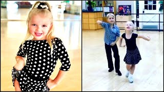 Angelina & Michael Novikov : 4 and 7 years old dancers – Training 2019 [Rumba]