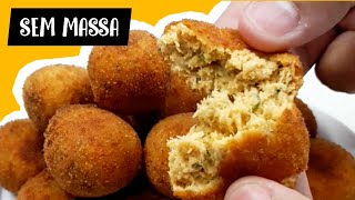 Como Fazer Salgado SEM MASSA, Fica pronto em Minutos! Melhor que COXINHA!