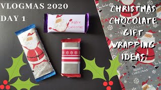 Christmas Chocolate gift wrapping ideas | Vlogmas 2020