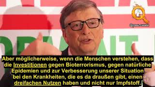 Bill Gates Weltwirtschaftsforum Davos : "Dunkler Winter, Pandemien, Bioterrorismus, RNA-Impfstoffe